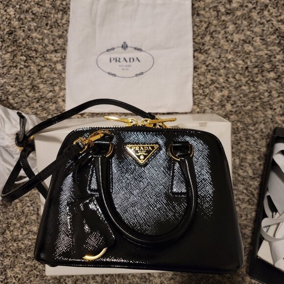 Prada Handbags - Prada Promenade Bag Saffiano Leather Mini
